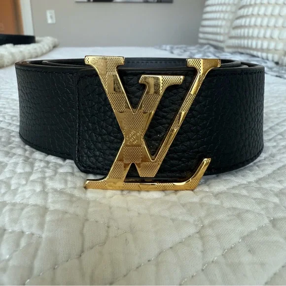 Louis Vuitton Damier LV 40mm Reversible Belt | 100% Authentic EUC Sz 100 - Picture 4 of 10